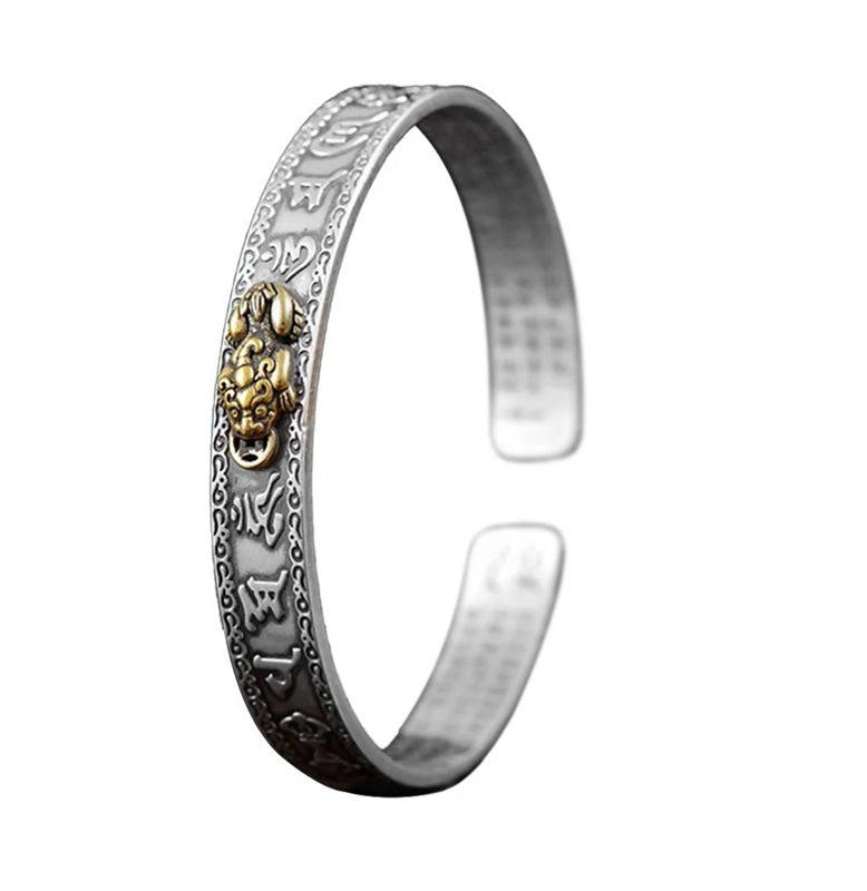 Pulsera Budista de Cobre Ajustable para Hombre