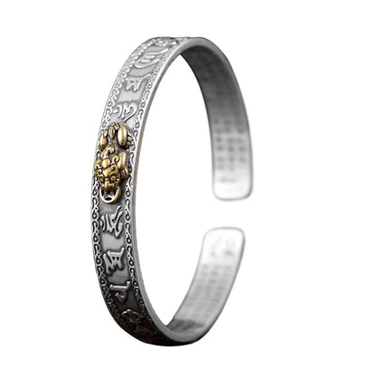 Pulsera Budista de Cobre Ajustable para Hombre