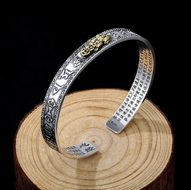 Pulsera Budista de Cobre Ajustable para Hombre