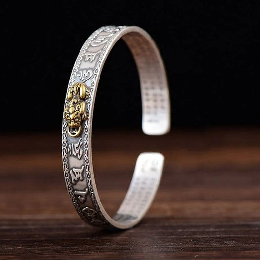 Pulsera Budista de Cobre Ajustable para Hombre
