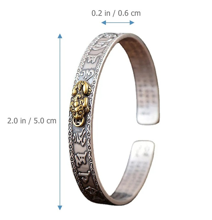 Pulsera Budista de Cobre Ajustable para Hombre