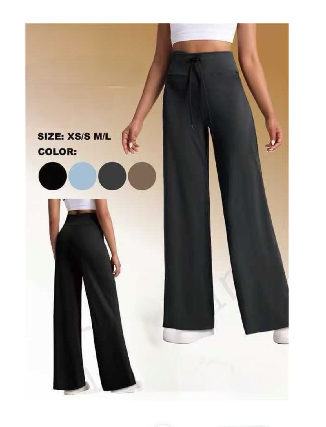 LICRA PANTALON CON CAMPANA Y LASITO