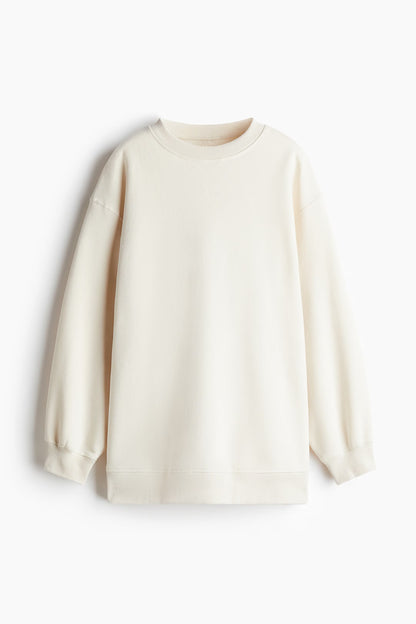SUDADERO OVERSIZE BLANCO