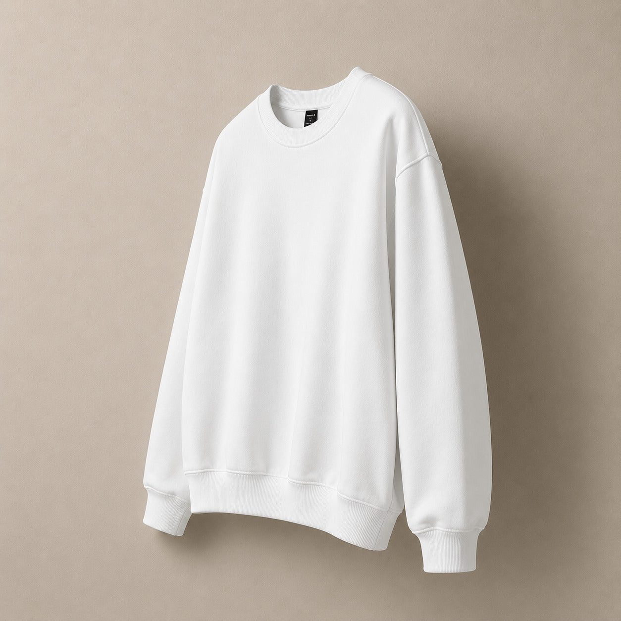 SUDADERO OVERSIZE BLANCO