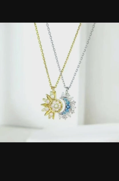 Conjunto Collares Sol y Luna para compartir